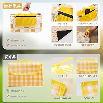 Amazon.co.jp: Mamimami Home ピクニックマット レジャーシート